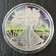 2024 U. S. Eagle Chromatics Solar Storms Edition 1 oz Silver Coin withCOA #160