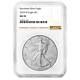 2024-W $1 1-oz Burnished American Silver Eagle NGC MS70 Brown Label