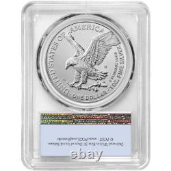 2024-W $1 1-oz Burnished American Silver Eagle PCGS SP69 FS Flag Label