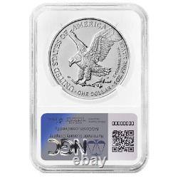2024 (W) $1 American Silver Eagle 3pc Set NGC MS70 Flag Label Red White Blue