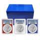 2024 (W) $1 American Silver Eagle 3pc Set PCGS MS70 FS Blue Label Red White Blue