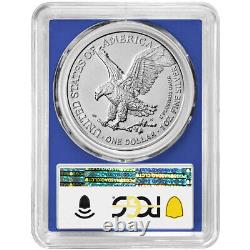 2024 (W) $1 American Silver Eagle 3pc Set PCGS MS70 FS Blue Label Red White Blue