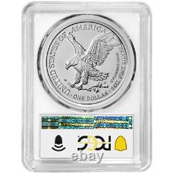 2024 (W) $1 American Silver Eagle 3pc Set PCGS MS70 Trump 45th President Label R