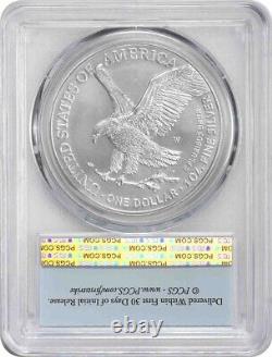 2024-W $1 American Silver Eagle Burnished SP70 First Strike PCGS