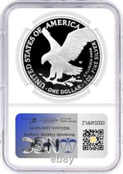 2024 W $1 Proof Silver Eagle NGC PF70 Ultra Cameo Early Releases Blue Label