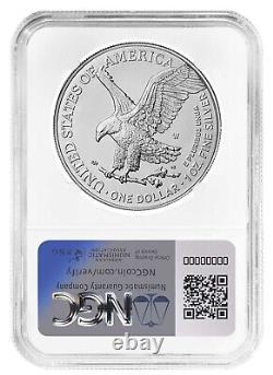 2024 W 1oz Burnished Silver Eagle NGC MS70 Early Releases Trump 2024 PRESALE