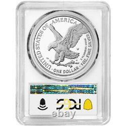 2024-W Proof $1 American Silver Eagle PCGS PR70DCAM FS Flag Label White Frame