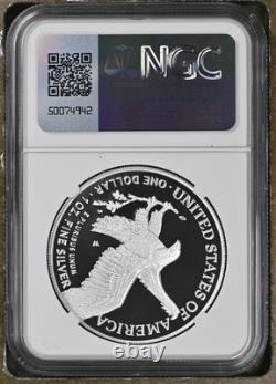 2024 W Proof Silver Eagle Ngc Pf70 Ultra Cameo Edmund Moy Hand Signed Blue Label