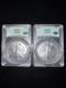 2025 (2 Coins) $1 AMERICAN SILVER EAGLE CAC MS70 FIRST DELIVERY LABEL