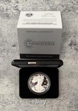 2025 Laser Engraved Proof Silver American Eagle One Ounce READY TO SHIP