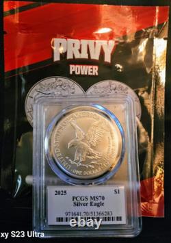 2025 PCGS Ultrabreaks Privy Power American Eagle MS-70