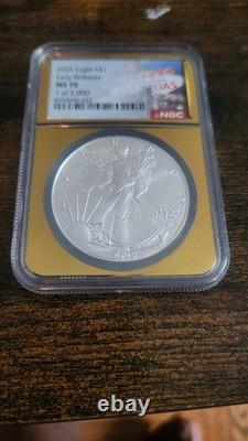 2025 Silver American Eagle 1oz 1 Of 2000