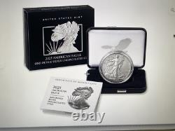 2025 W $1 American Silver Eagle 1oz Uncirculated Coin Ogp/coa Pre-sale