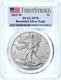 2025 W $1 Burnished Silver Eagle PCGS SP70 First Strike Flag Label