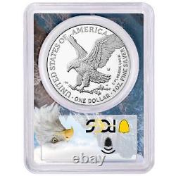 2025-W Proof $1 American Silver Eagle PCGS PR70DCAM FDOI Eagle Frame