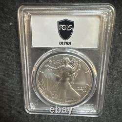 2025 W Silver American Eagle Burnished PCGS SP70 From Ultra Breaks Only 445 Made