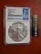 2025 (p) Silver Eagle Ngc Ms70 Eagle Privy First Day Of Issue Fdi 1st Label