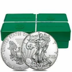 (20) 2020 American Silver Eagles $1 Coin / Mint Roll / Unopened / Unsearched