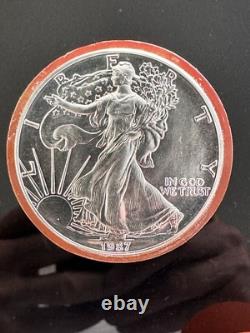 20 Coins 1987 1 oz 20 Coins American Silver Eagle BU original Orange Tube