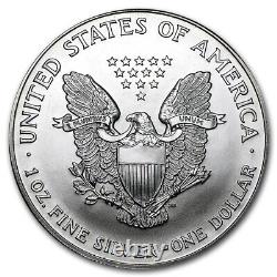20 coins 1993 BU Fresh Full Roll American Silver Eagle from Mint Sealed Box