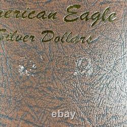 22 American Silver Eagles Housed In Dansco Collectors Album Bullion Coins Unc