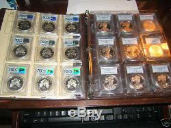 34 PCGS Proof American Eagle Set 1986-2020 San Fran, Philly & West Point Mints