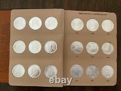 35 Coin Complete Set Silver American Eagle S In Dansco United States Dollars Gem