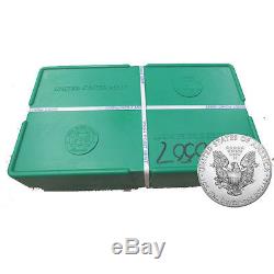 500 Silver 2019 American Eagle 1oz Coins Sealed US Sealed Box BANK WIRE ONLY