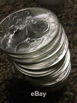 American Eagle 1 Oz Silver Coin Roll Of 20 Coins Random Date