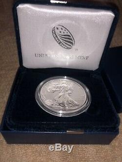 American Eagle 2019 One Ounce Silver Enhanced Reverse Proof Coin 19XE