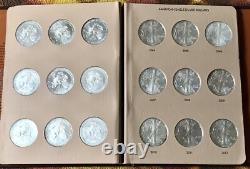 American Eagle. 999 Silver Dollars, Complete Book Of 36, 1986-2019, Price Drop