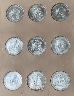 American Eagle. 999 Silver Dollars, Complete Book Of 36, 1986-2019, Price Drop