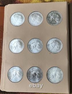 American Eagle. 999 Silver Dollars, Complete Book Of 36, 1986-2019, Price Drop
