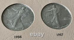 American Eagle. 999 Silver Dollars, Complete Book Of 36, 1986-2019, Price Drop