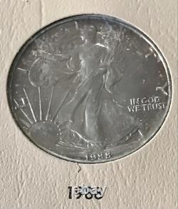 American Eagle. 999 Silver Dollars, Complete Book Of 36, 1986-2019, Price Drop