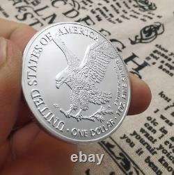 American Eagle Coins 2023.999 Fine Silver color BU Lot of 5 pieces FREE SHIPPIN