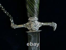 American Revolutionary War Eagle Head Silver Hilt Baltimore Hanger Sword 1775-80