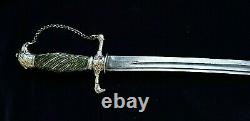 American Revolutionary War Eagle Head Silver Hilt Baltimore Hanger Sword 1775-80