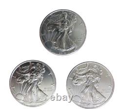 American Silver Eagle 2018 Lot of 3