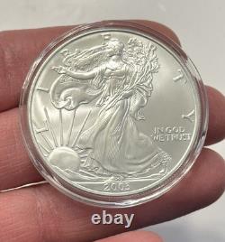 American Silver Eagle Dollar 1 oz Silver Mix Dates BU-Uncirculated Lot of 4
