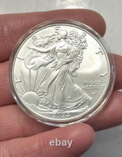 American Silver Eagle Dollar 1 oz Silver Mix Dates BU-Uncirculated Lot of 4