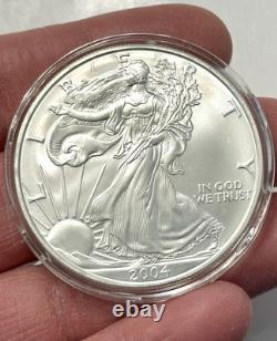 American Silver Eagle Dollar 1 oz Silver Mix Dates BU-Uncirculated Lot of 4