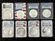 American Silver Eagle Lot of 8 NGC & PCGS Slabs