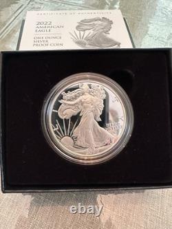 American silver eagle proof lot 2021-24