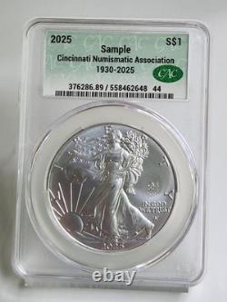 CAC Grading SAMPLE 2025 CNA Cincinnati Numismatic Association PRIVY Silver Eagle