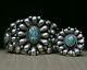 Carlos White Eagle Native American Number 8 Turquoise Sterling Silver Bracelet