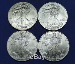Complete Set Of 34 American Silver Eagles 1986 2019