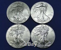 Complete Set Of 34 American Silver Eagles 1986 2019