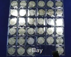 Complete Set Of 34 American Silver Eagles 1986 2019