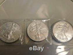Complete Set Of American Eagle Silver Dollars 1986-2015 (30) 1oz